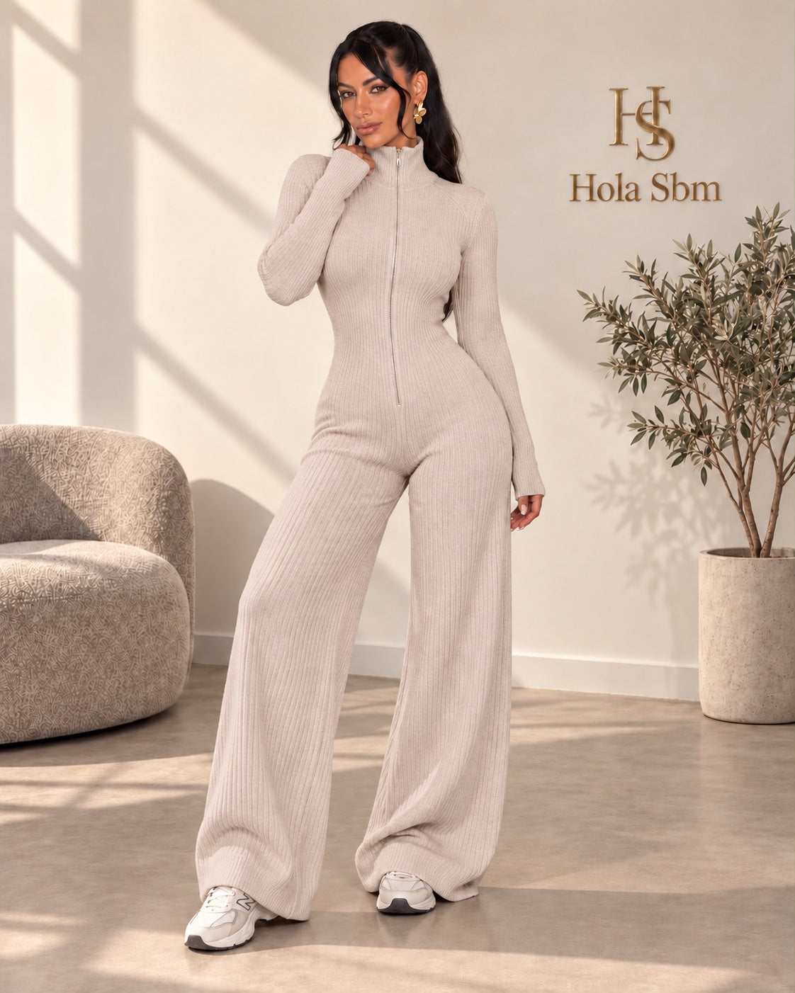 Jumpsuit Liora Beige - Hola SBM